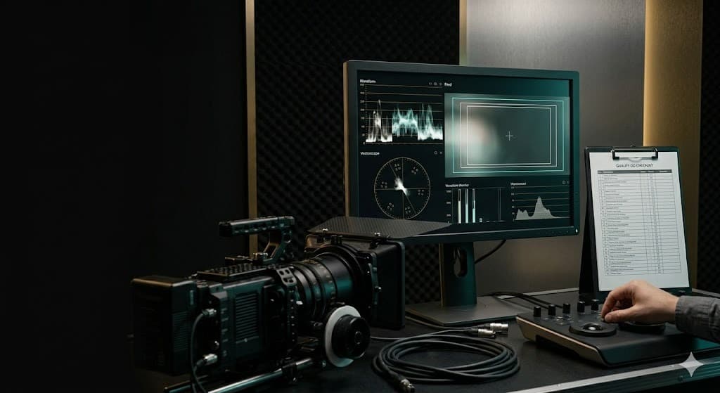 Production quality control setup