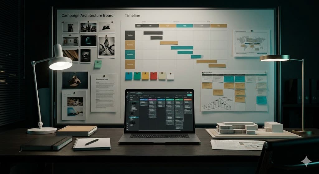 Creative direction and handover workflow